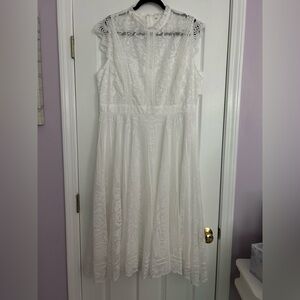 NEW- SHEIN White Lace Wedding/ Rehearsal/ Reception Dress